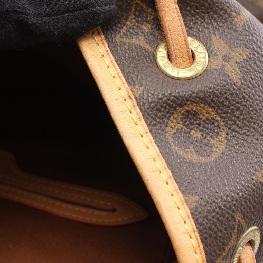 Louis Vuitton Brown Pvc Coated Canvas Monogram Leather Backpack