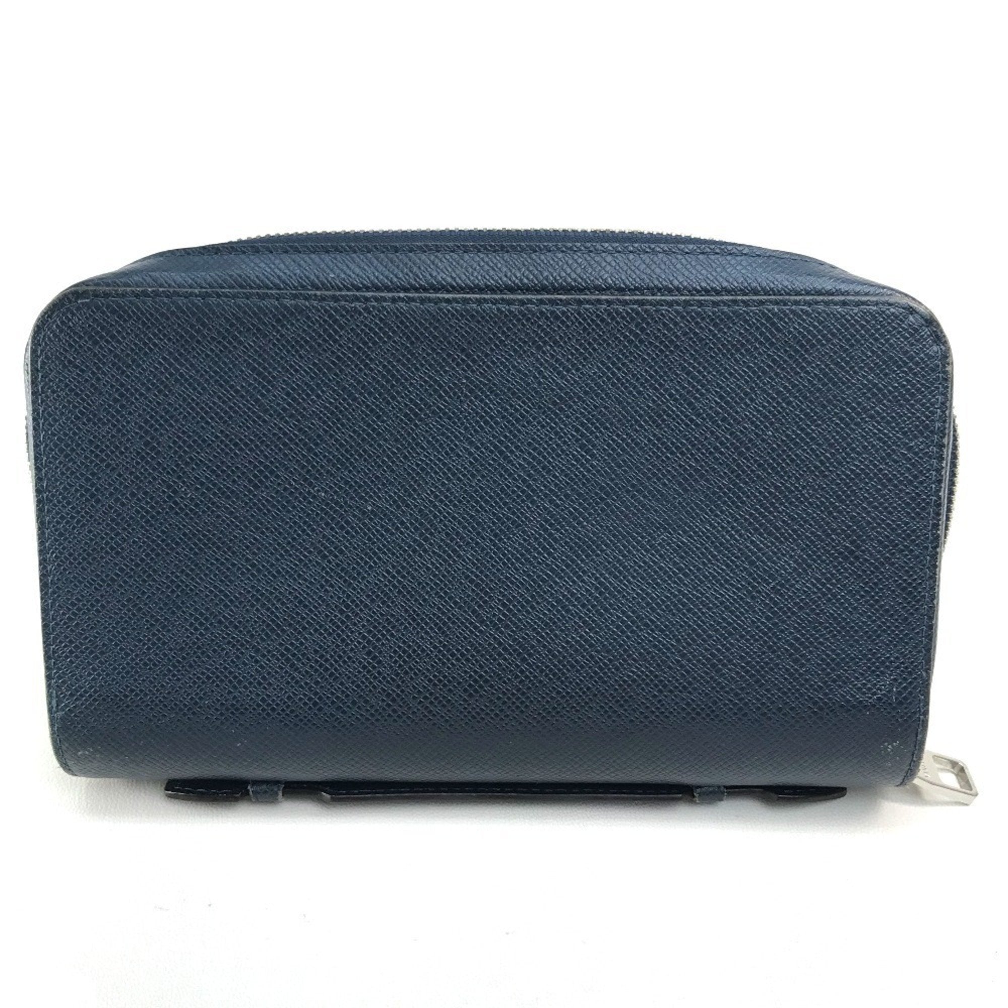 Louis Vuitton Taiga Blue Ocean Taiga Leather Long Wallet