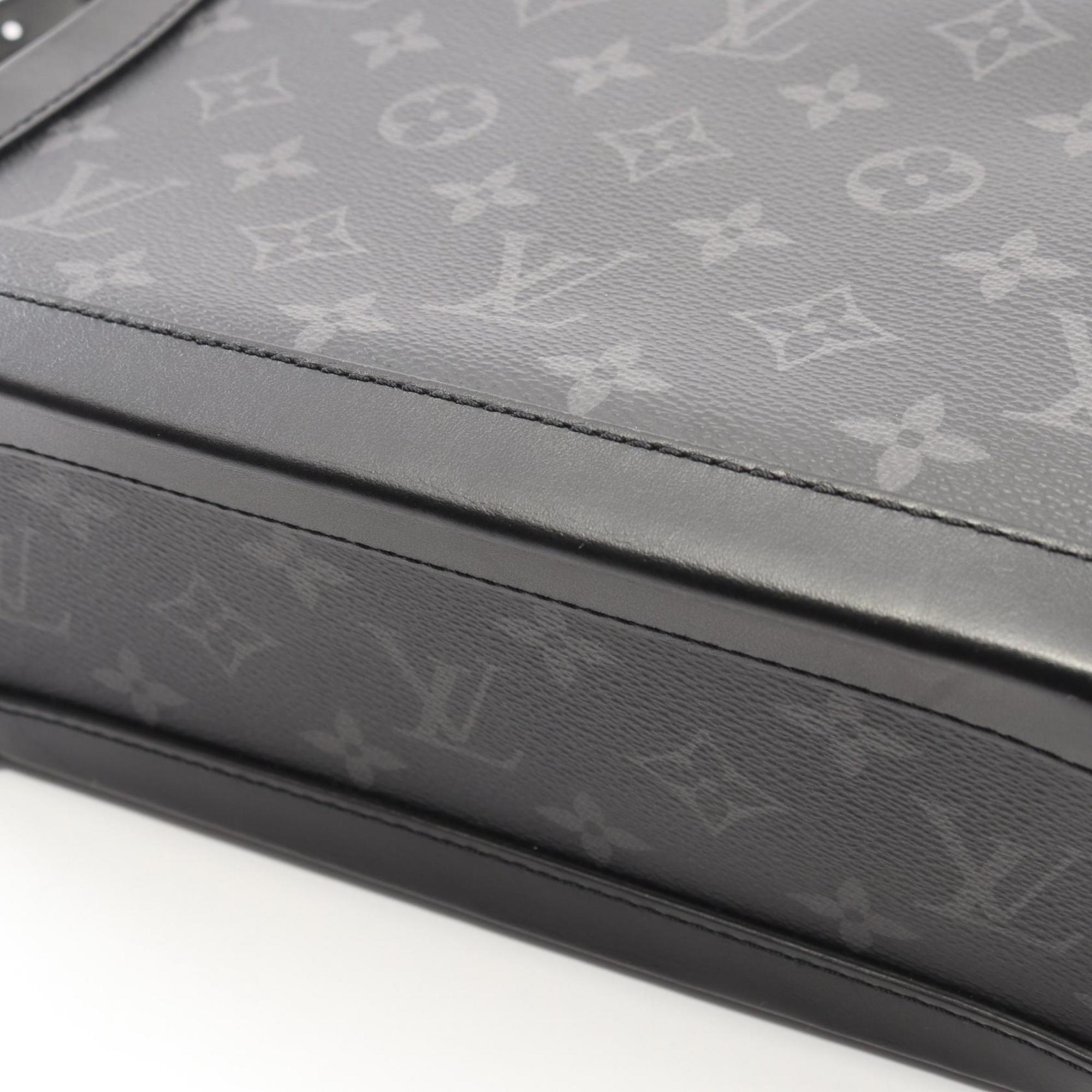 Louis Vuitton Black Monogram Eclipse Noir Coated Canvas Leather Handbag Shoulder Bag