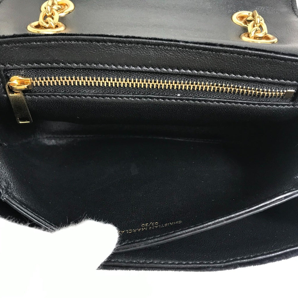 Celine Black Leather Shoulder Bag