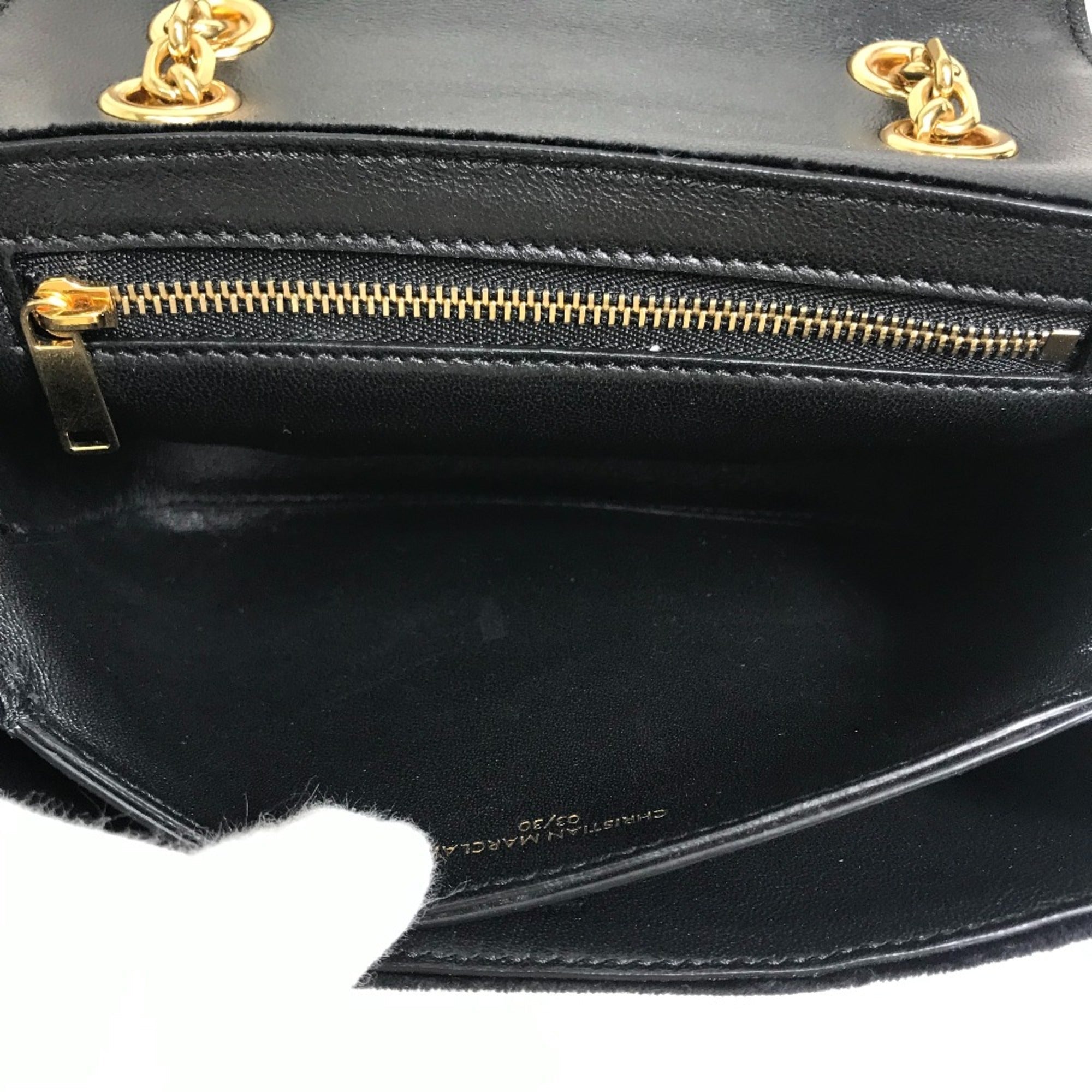 Celine Black Leather Shoulder Bag