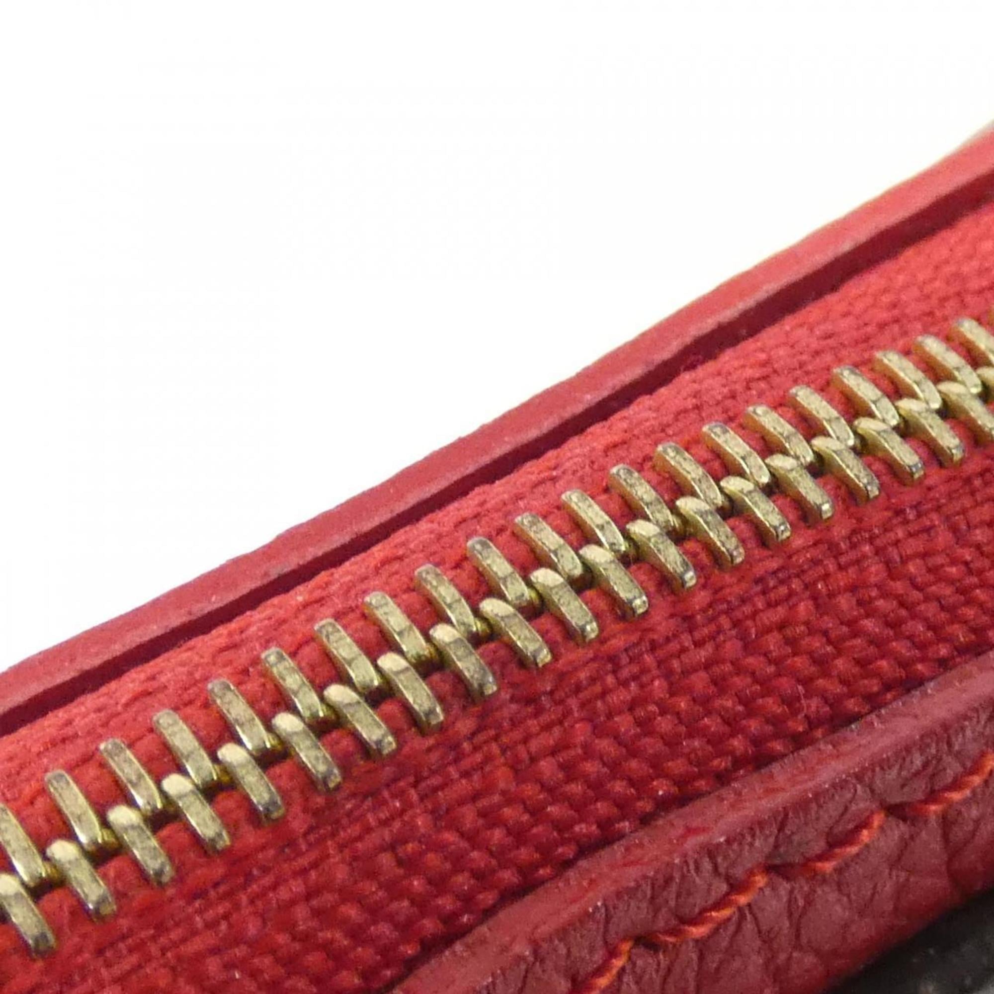 Louis Vuitton Cerise Marron Coated Canvas Leather Handbag