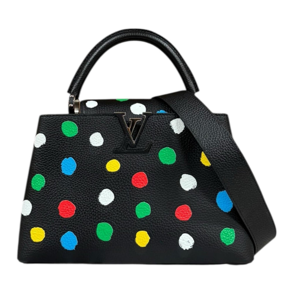 Louis Vuitton Black Multi-Color Leather Shoulder Bag