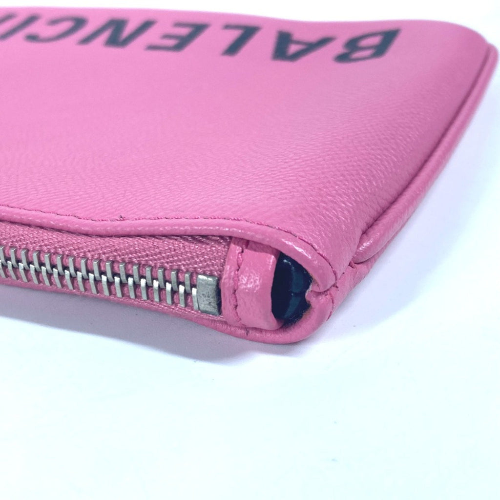 Balenciaga Pink Leather Clutch