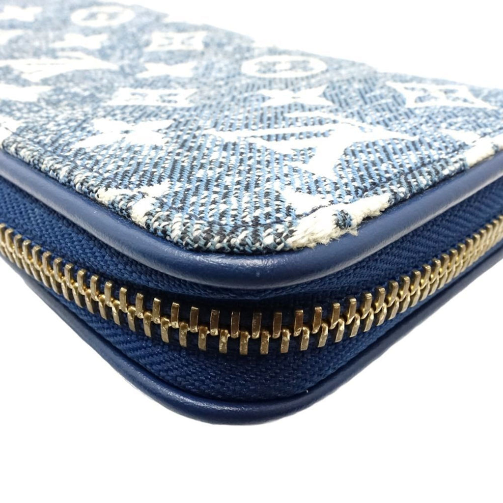 Louis Vuitton Monogram Blue Canvas Long Wallet
