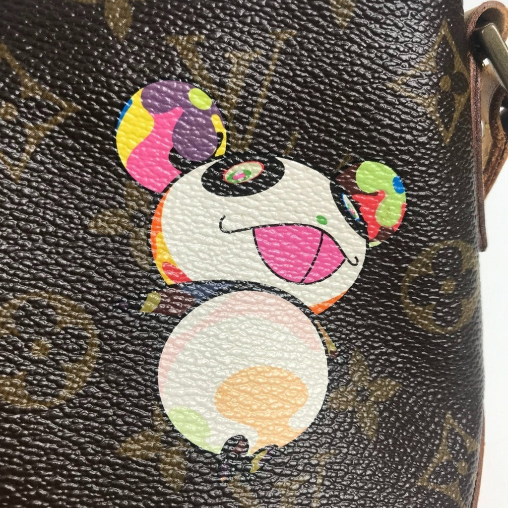 Louis Vuitton Brown Monogram Panda Multi-Color Monogram Pochette Shoulder Bag