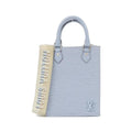 Louis Vuitton Light Blue Leather Handbag