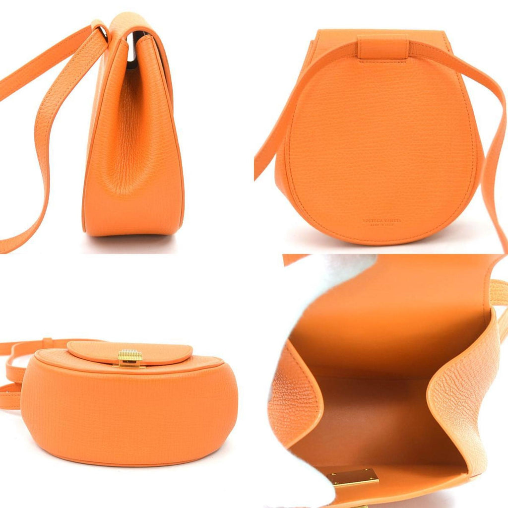 Bottega Veneta Orange Leather Fanny Pack