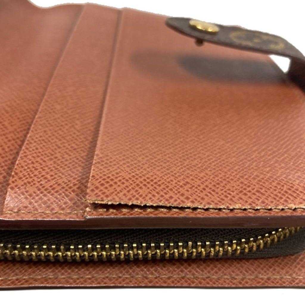 Louis Vuitton Brown Pvc Leather Wallet