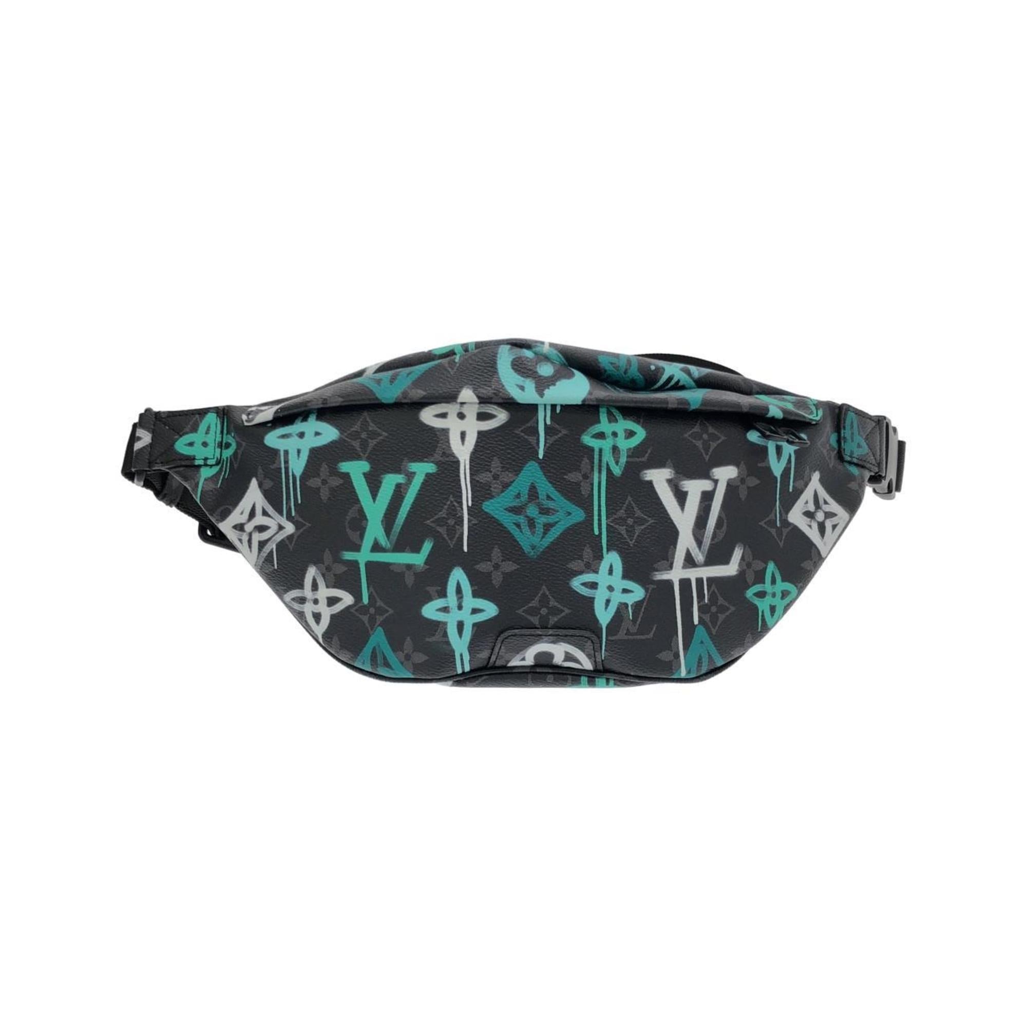 Louis Vuitton Black Coated Canvas Shoulder Bag