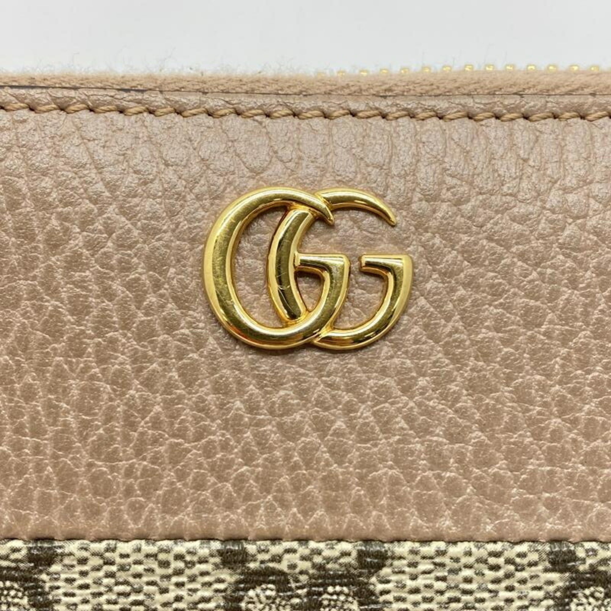 Gucci Brown Long Wallet (Bi-Fold) (Pre-Owned)
