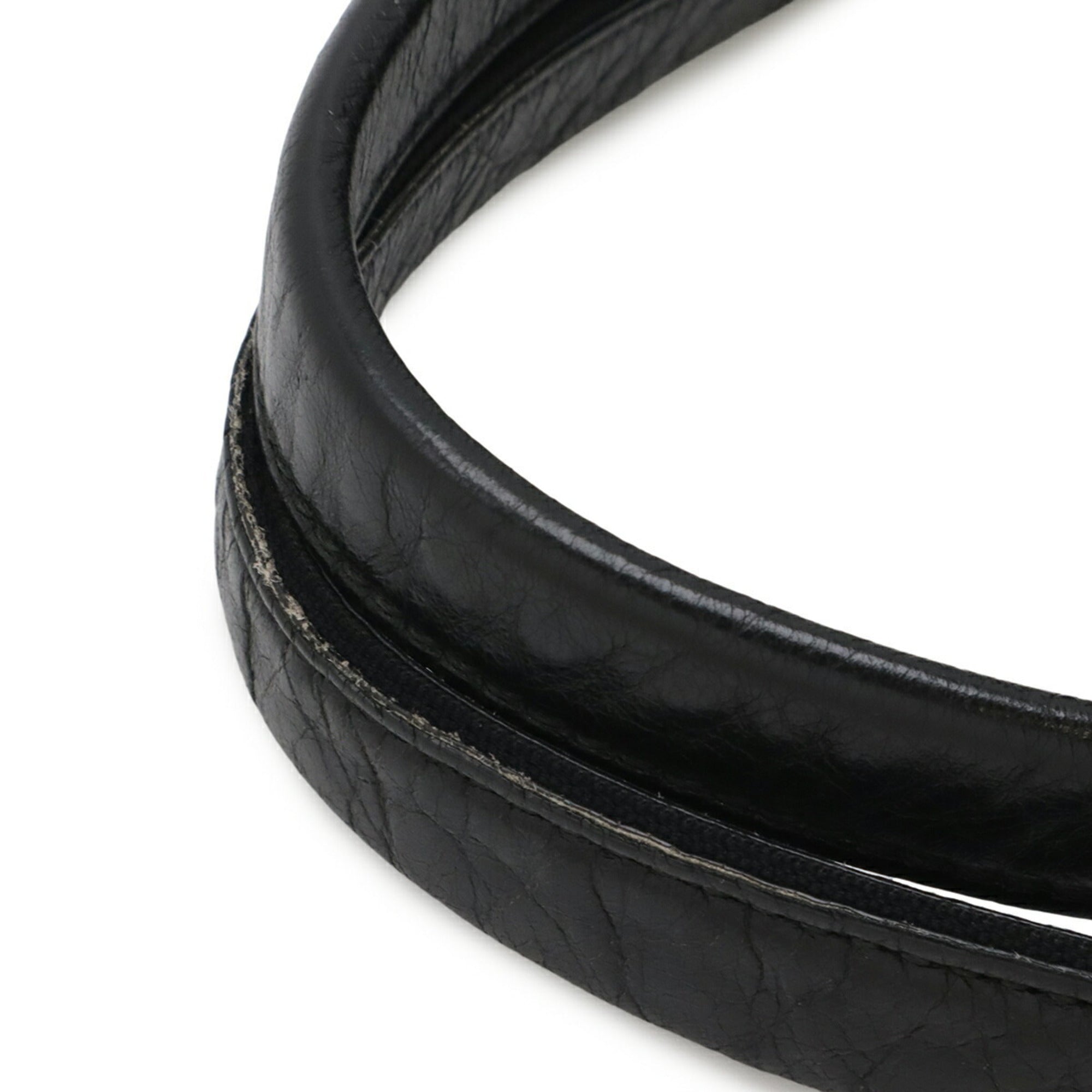 Balenciaga Black Leather Handbag Tote