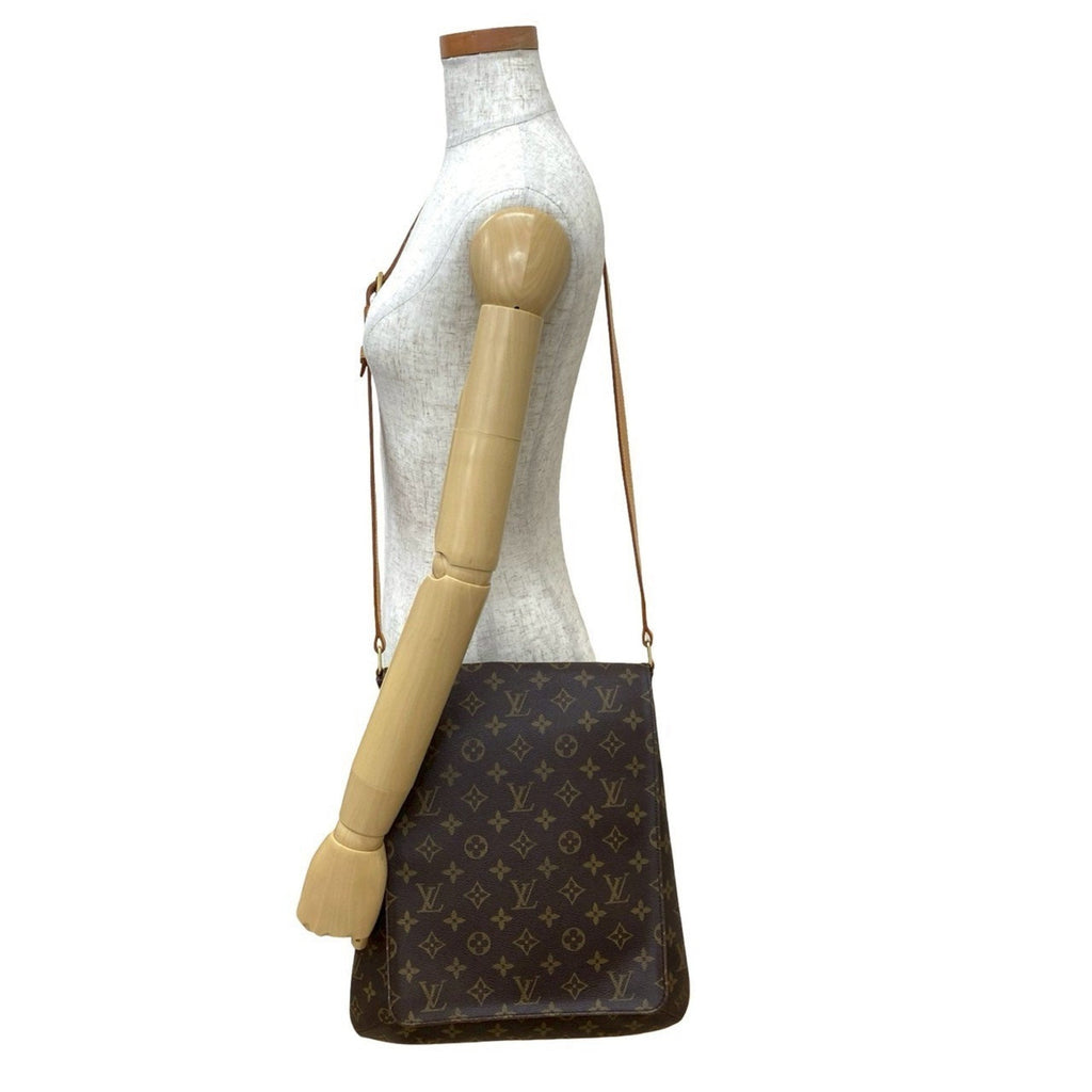 Louis Vuitton Brown Leather Pvc Pochette Shoulder Bag