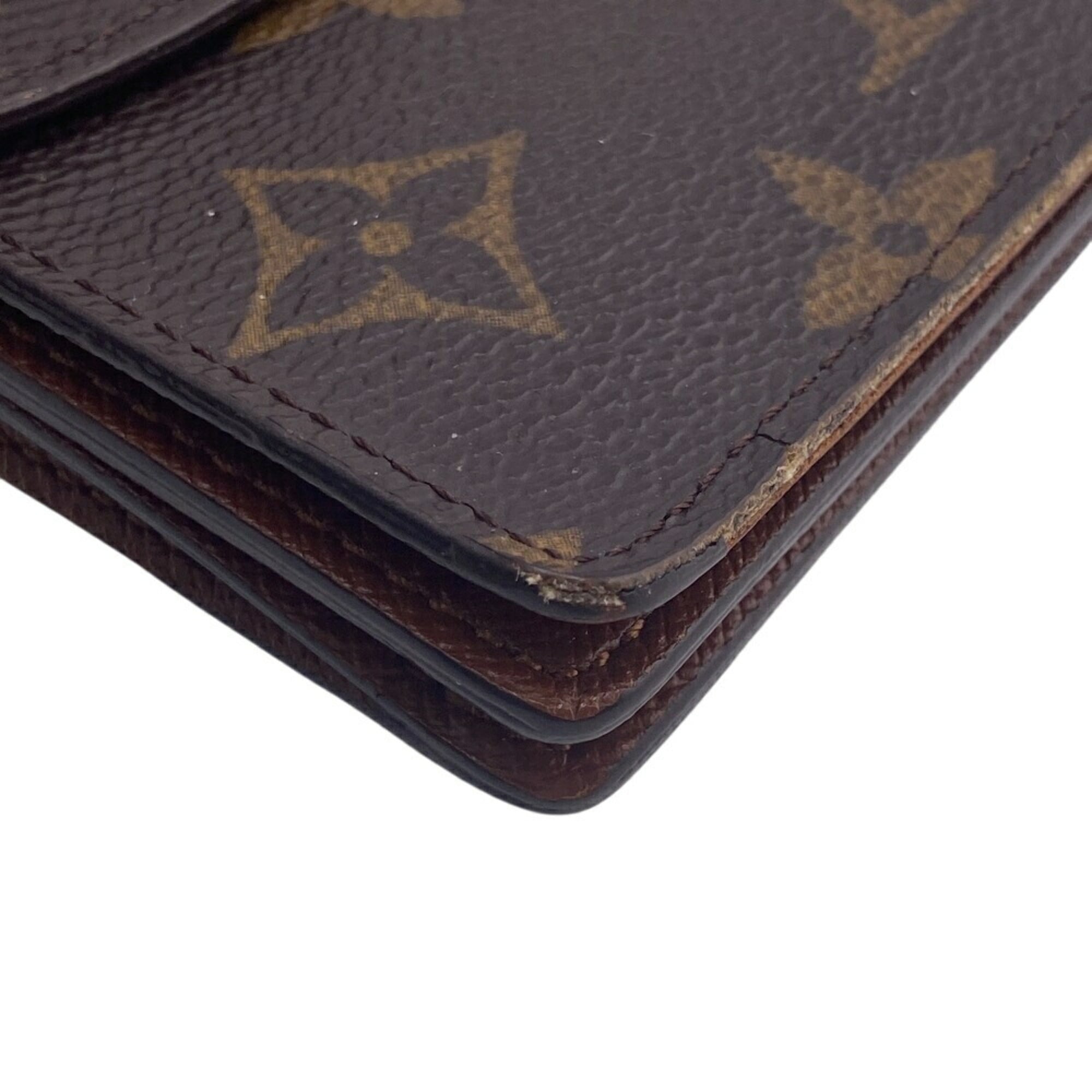 Louis Vuitton Monogram Brown Monogram Long Wallet