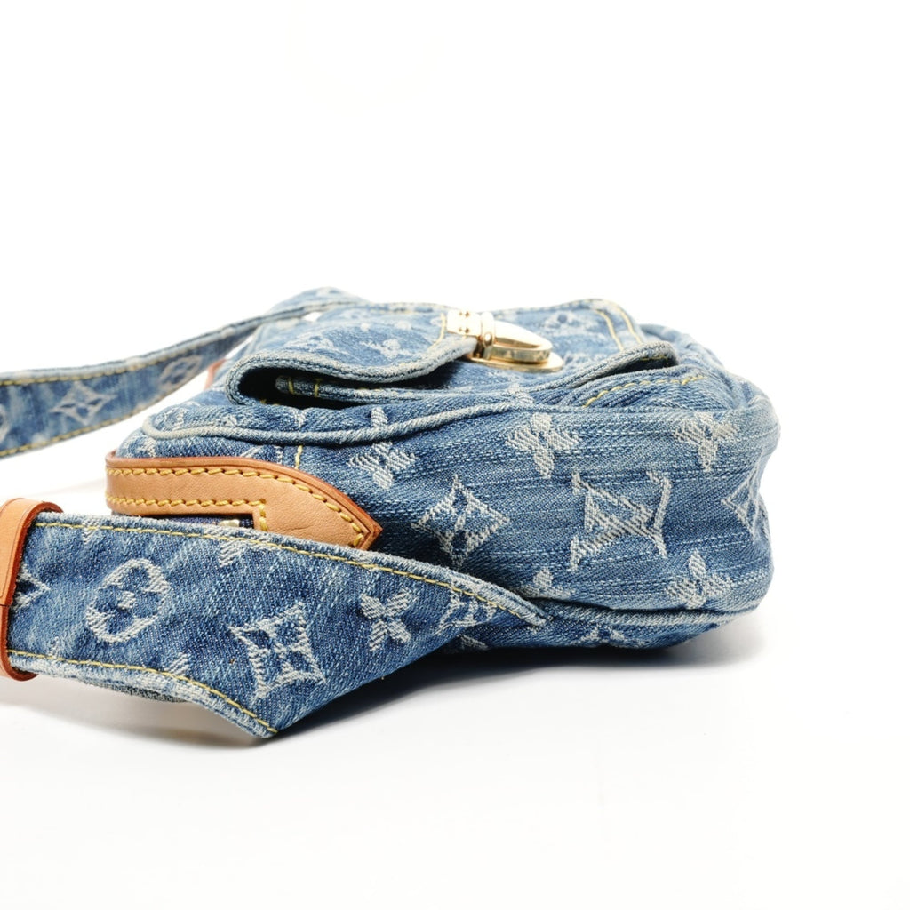 Louis Vuitton Monogram Denim Blue Denim Fanny Pack