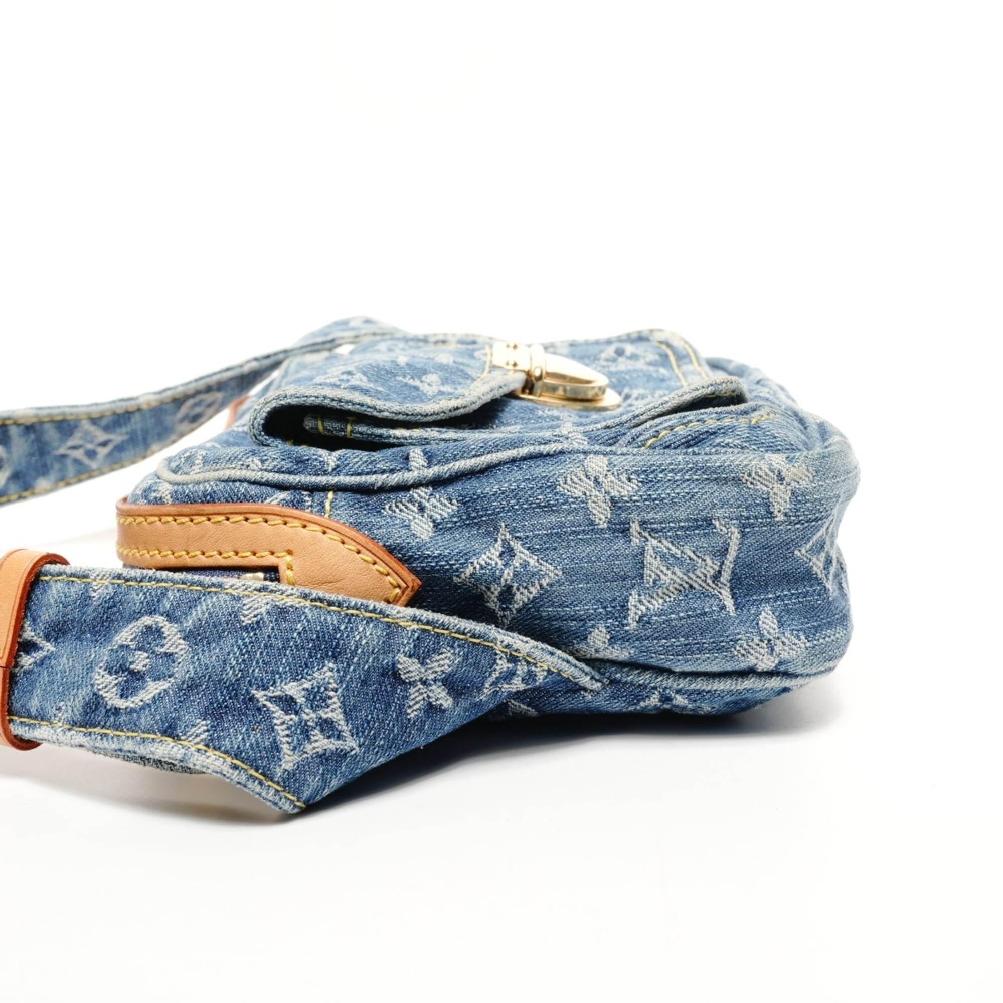 Louis Vuitton Monogram Denim Blue Denim Fanny Pack