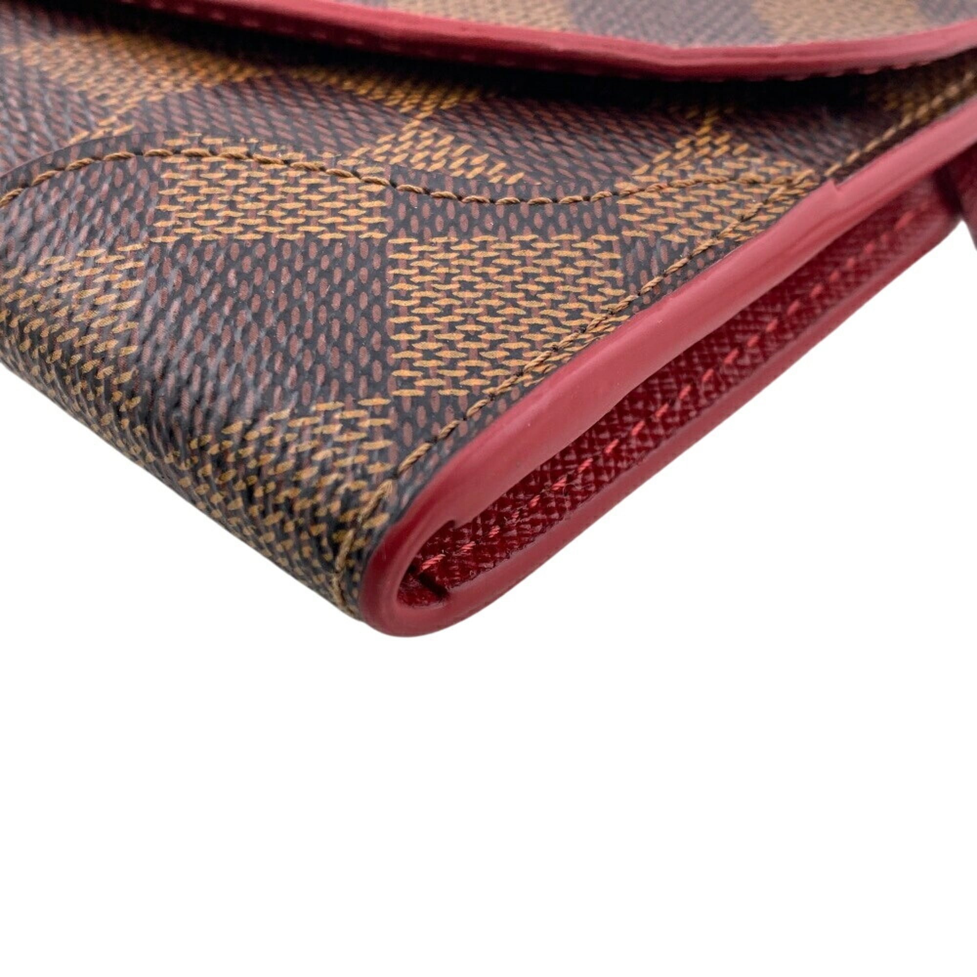 Louis Vuitton Damier Brown Damier Canvas Damier Canvas Long Wallet