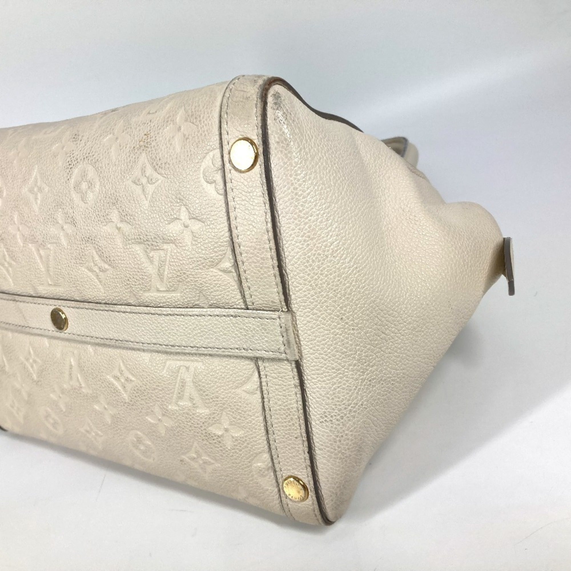 Louis Vuitton Monogram Empreinte Neige White Monogram Empreinte Handbag Tote Bag