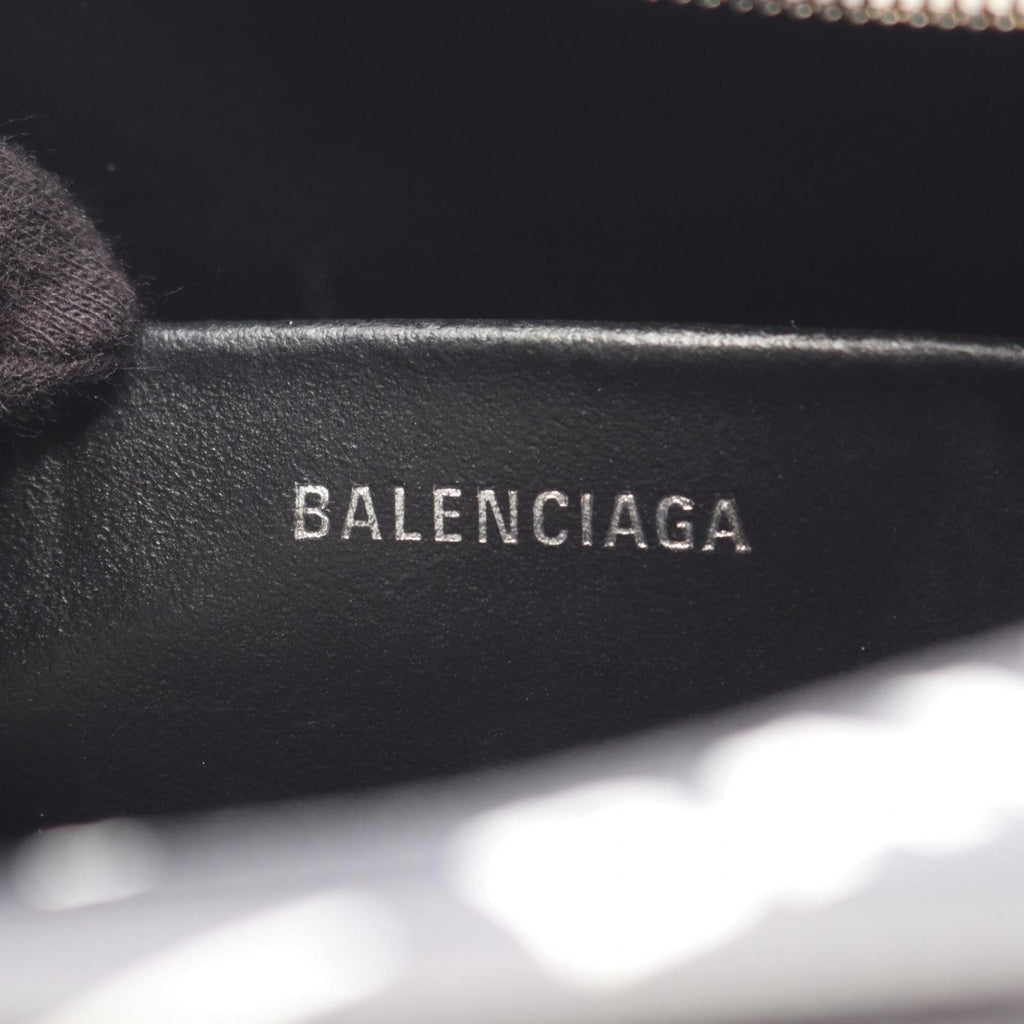 Balenciaga Black White Leather Shoulder