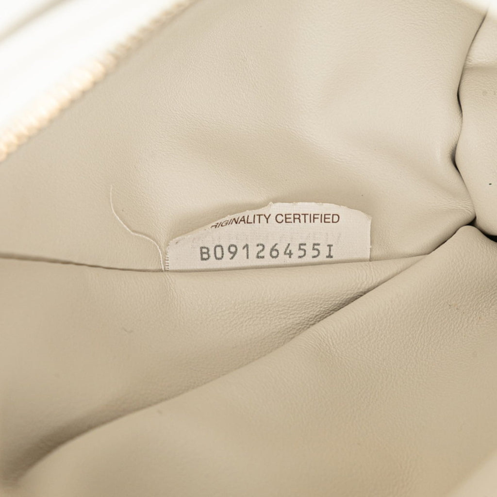 Bottega Veneta White Leather Handbag