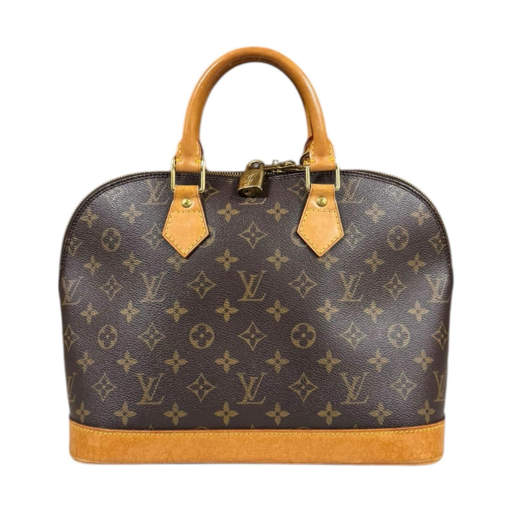 Louis Vuitton Brown Monogram Canvas Handbag