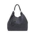 Louis Vuitton Black Leather Shoulder Bag
