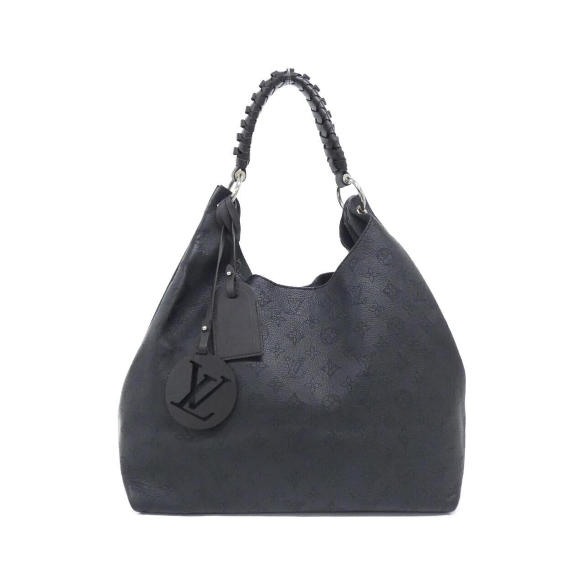 Louis Vuitton Black Leather Shoulder Bag