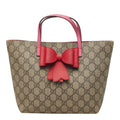 Gucci Beige Pink Pvc Leather Handbag (Pre-Owned)