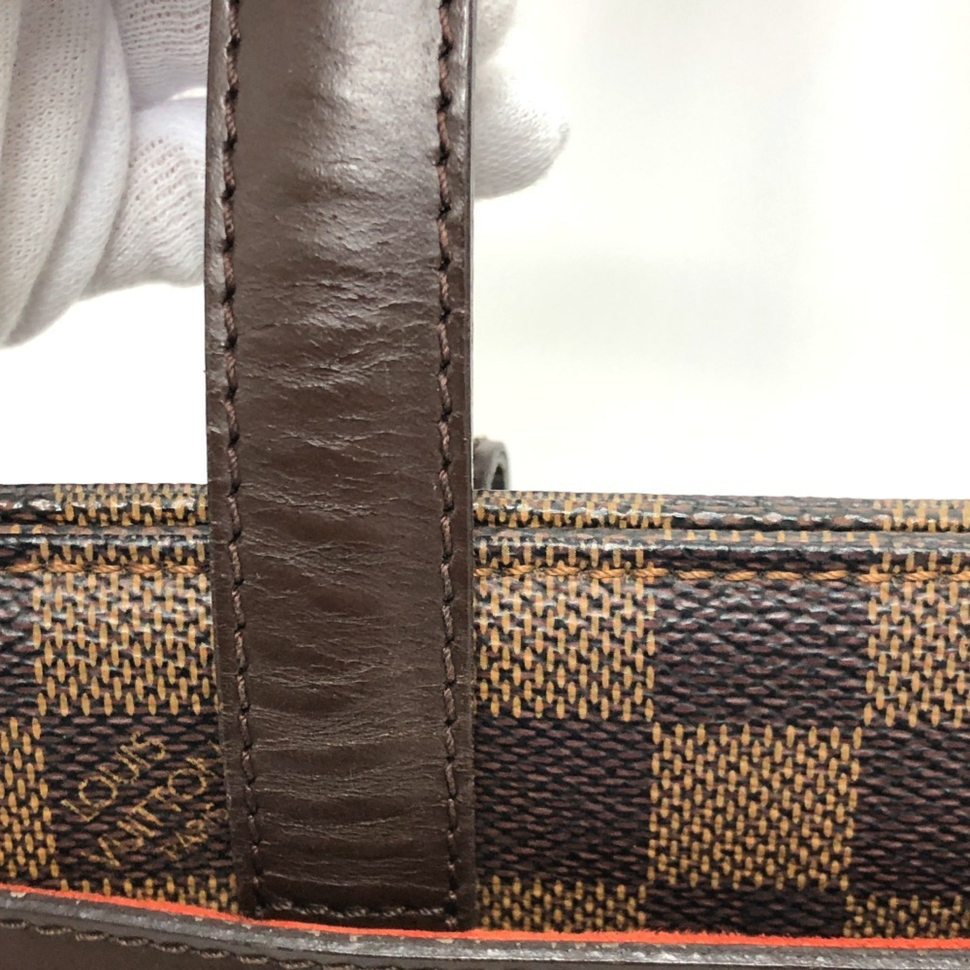 Louis Vuitton Brown Damier Canvas Damier Canvas Shoulder Bag Tote Bag