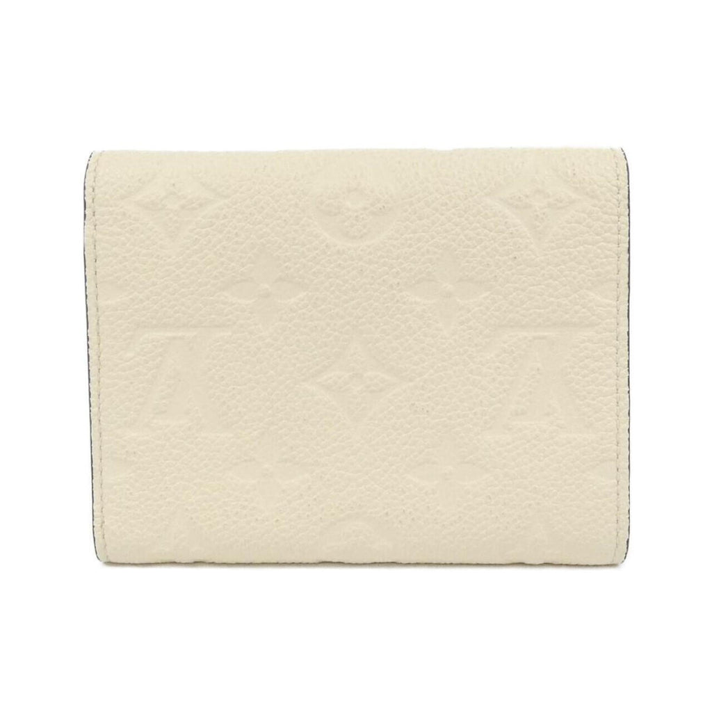 Louis Vuitton Cream Leather Wallet (Tri-Fold)