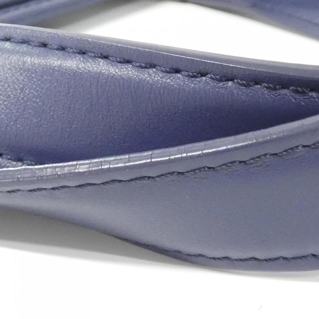 Louis Vuitton Blue Coated Canvas Handbag