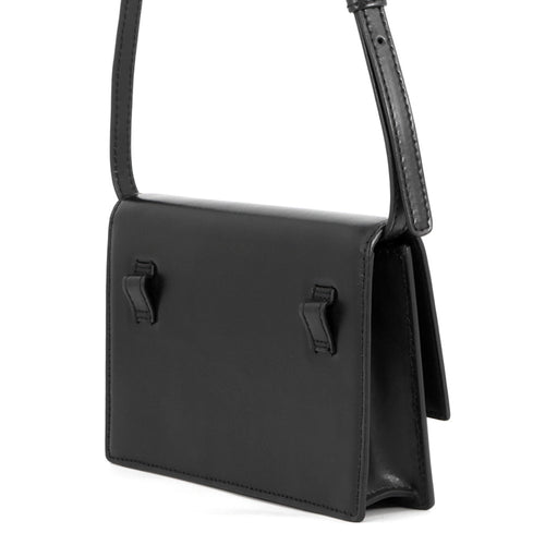 Balenciaga Black Leather Handbag Pouch Shoulder