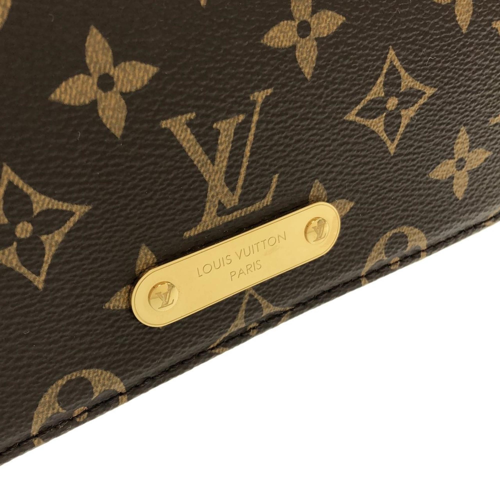 Louis Vuitton Monogram Marron Coated Canvas Shoulder Bag