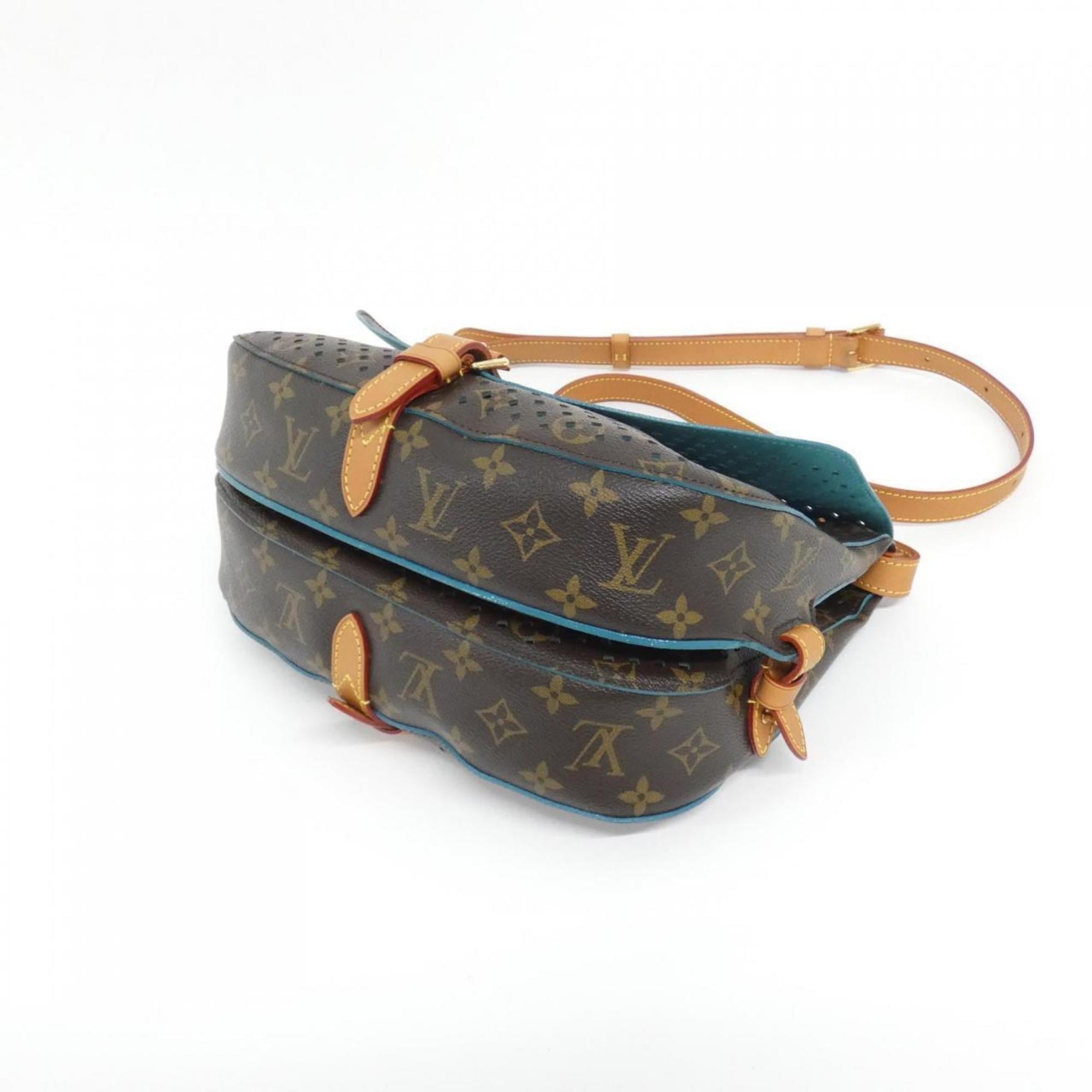 Louis Vuitton Marron Coated Canvas Shoulder Bag