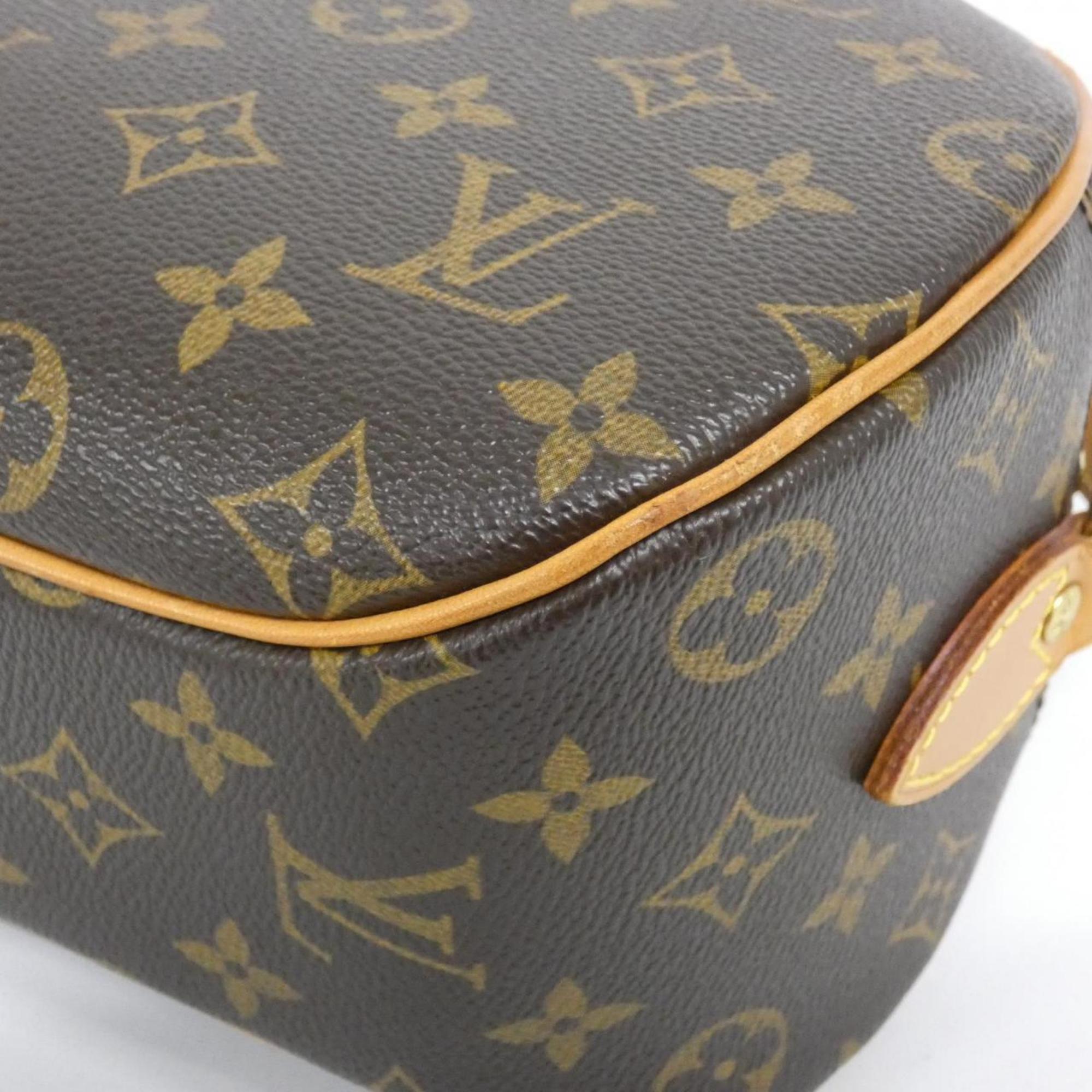Louis Vuitton Brown Coated Canvas Shoulder Bag