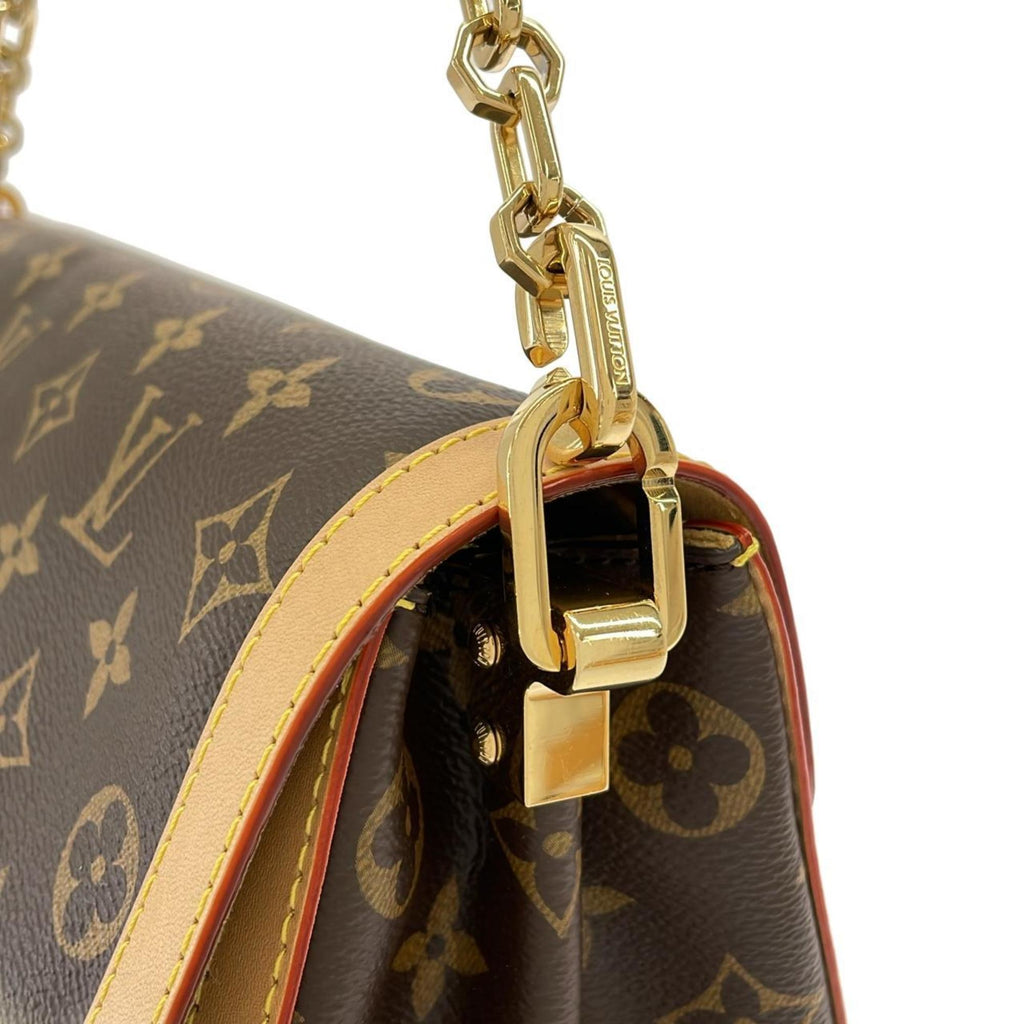 Louis Vuitton Marron Coated Canvas Shoulder Bag