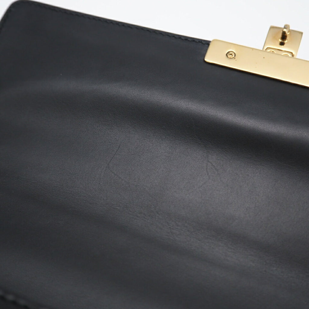 Gucci Black Leather Shoulder Bag (Pre-Owned)