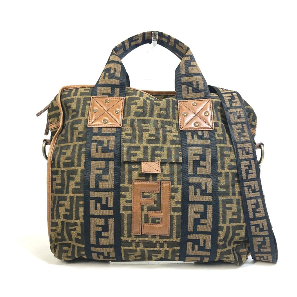 Fendi Brown Leather Tote Bag