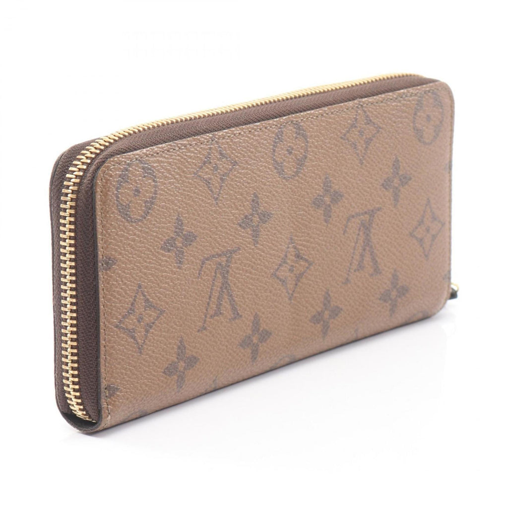 Louis Vuitton Brown Monogram Reverse Coated Canvas Long Wallet