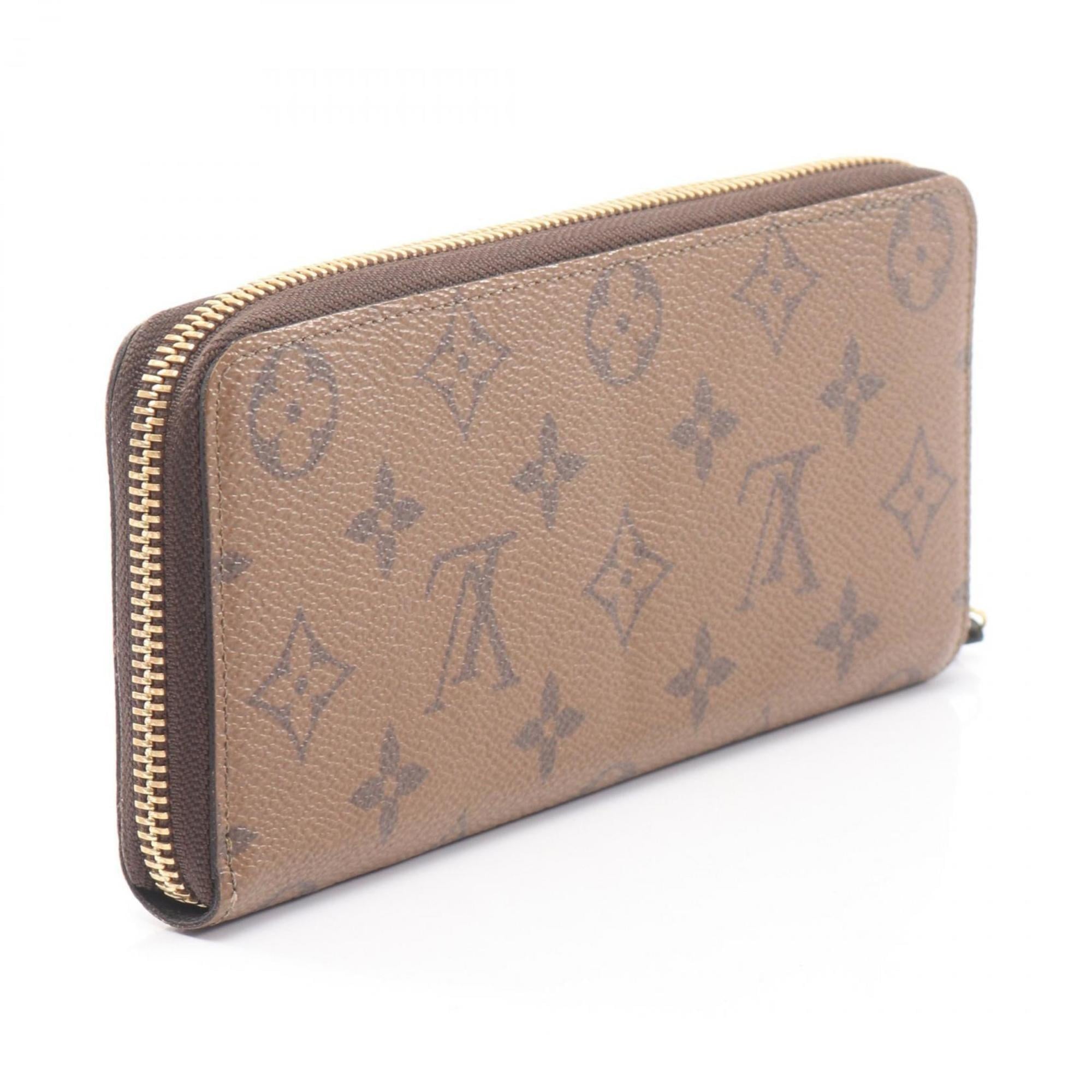 Louis Vuitton Brown Monogram Reverse Coated Canvas Long Wallet