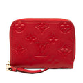 Louis Vuitton Cerise Red Color Leather Coin Purse/Coin Case