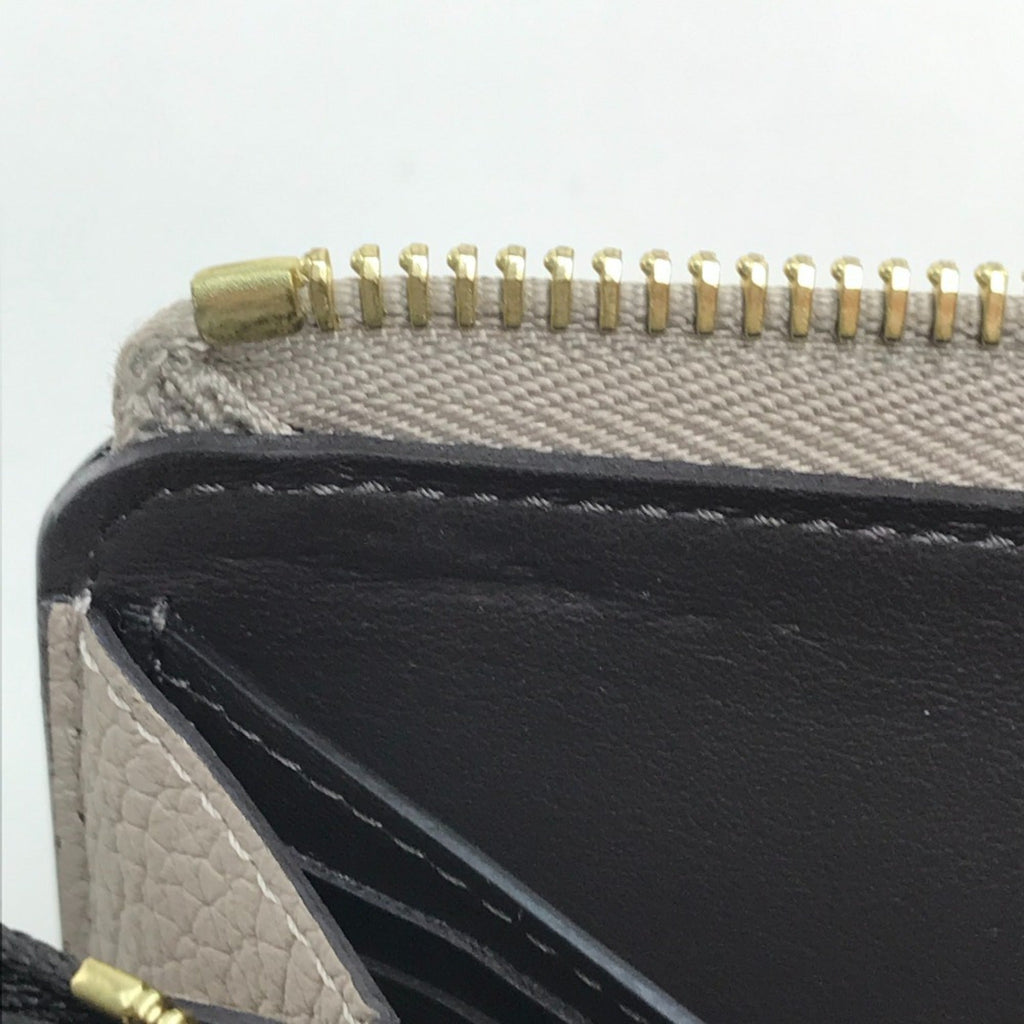 Louis Vuitton Monogram Beige Leather Long Wallet