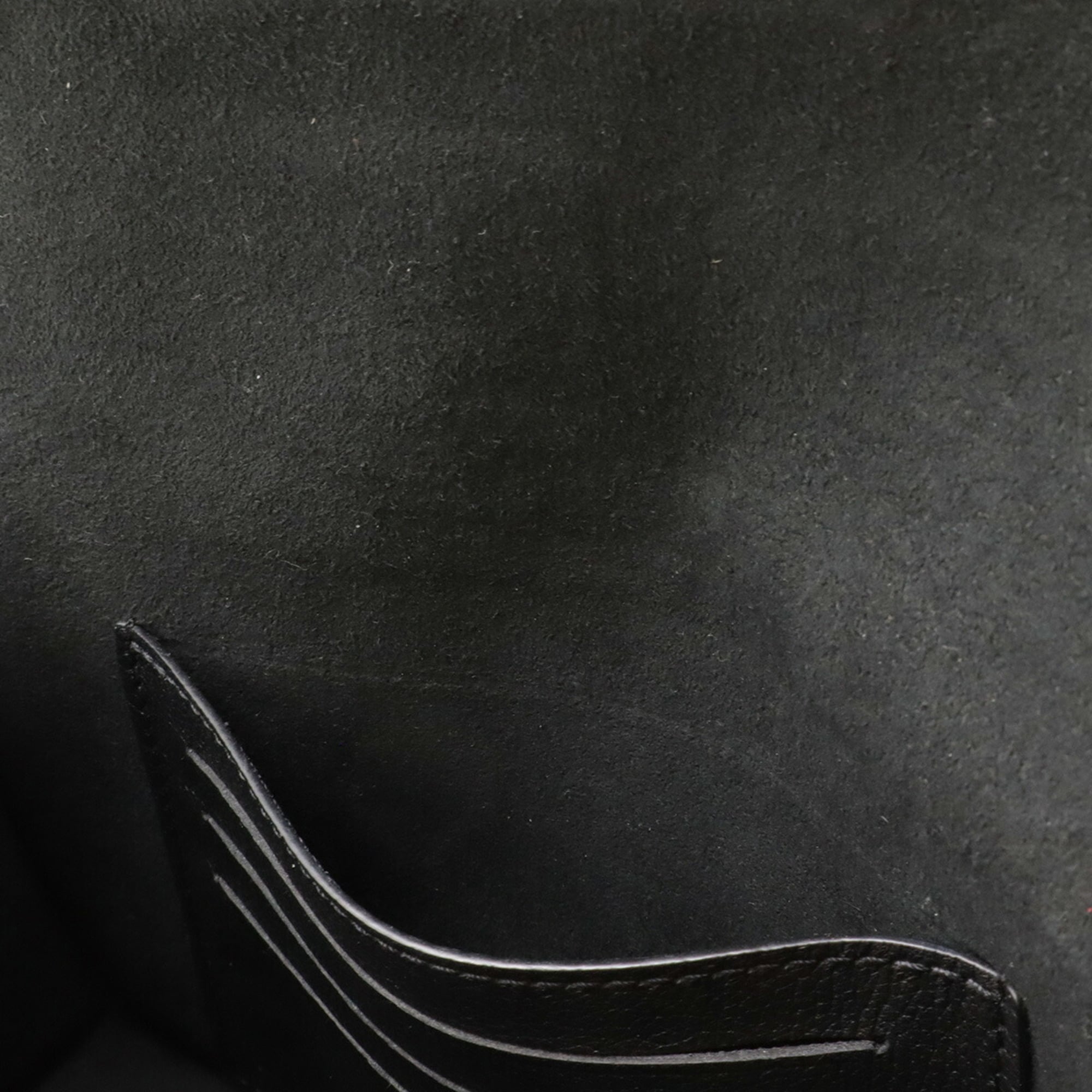 Louis Vuitton Noir Leather Clutch Bag Pochette Shoulder Bag