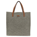 Gucci Gray Felt Tote Bag (Pre-Owned)
