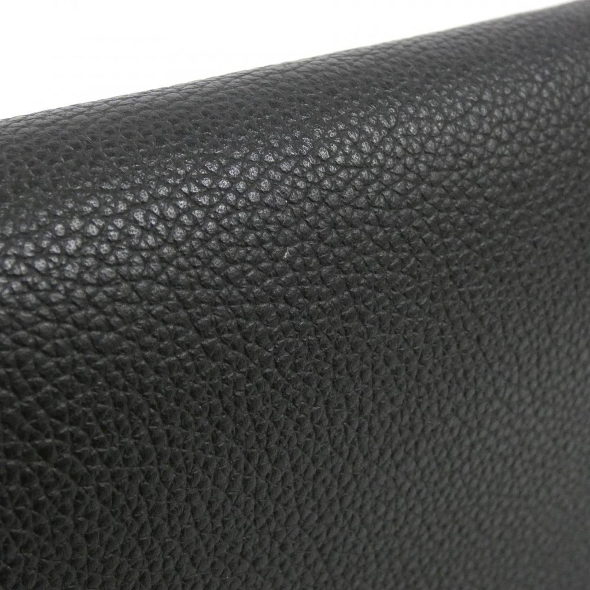 Louis Vuitton Black Leather Shoulder Bag