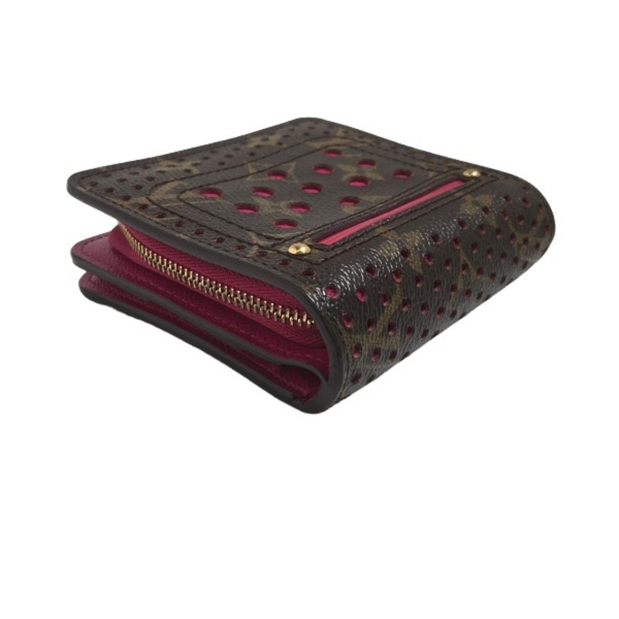 Louis Vuitton Fuchsia Monogram Perforated Wallet