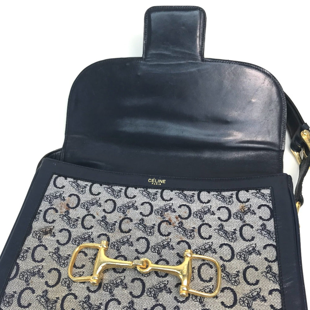 Celine Navy Other Shoulder Bag