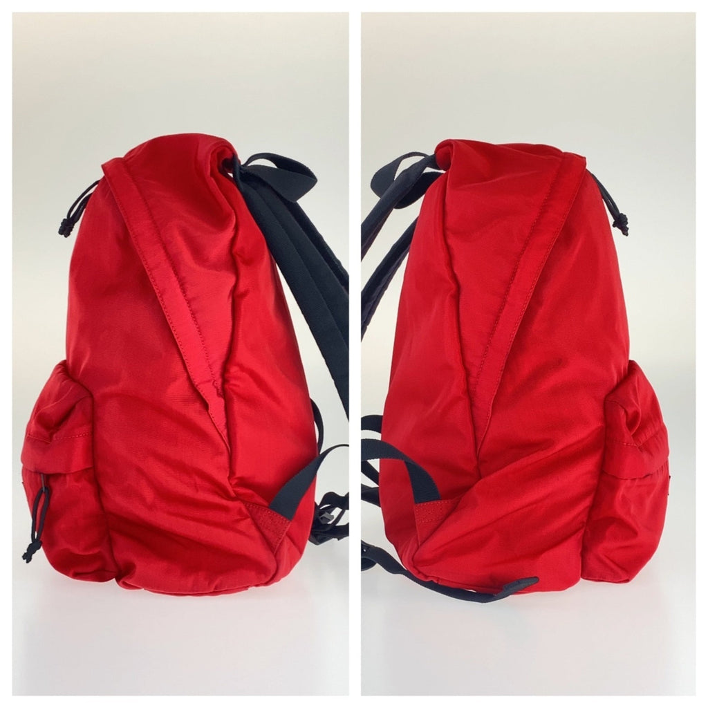 Balenciaga Black Red Color Nylon Backpack