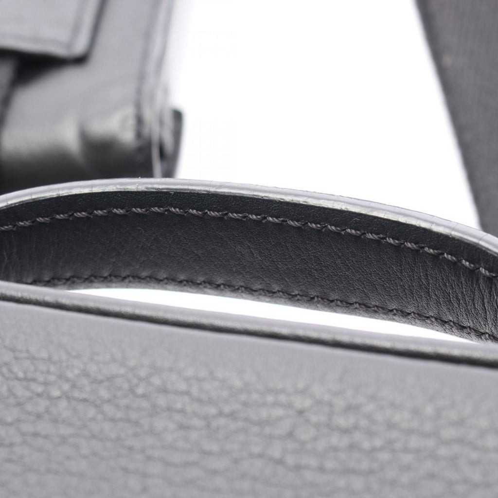 Louis Vuitton Black Leather Shoulder Bag