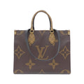 Louis Vuitton Marron Coated Canvas Handbag